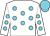 White, Light Blue spots, Light Blue cap ()