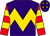 Purple, Gold chevron hoop, Red, Purple and Gold hooped sleeves, Purple cap, Gold stars ()