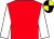 Red, White sleeves, Black and Yellow quartered cap ()