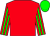 Red, Green cap and striped sleeves ()