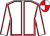 White, Red seams, Red and White quartered cap ()
