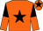 Orange, black star, black and orange halved sleeves, orange cap, black star (Three Desperate Housewives)
