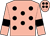 Pink, Black spots, armlets and spots on cap ()