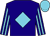 Dark Blue, Light Blue diamond, striped sleeves, Light Blue cap ()