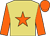Beige, Orange star, sleeves and cap ()