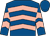 Royal blue, pink chevrons, royal blue cap ()