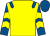 Yellow, Royal Blue epaulets, Royal Blue and Yellow chevrons on sleeves, Royal Blue cap ()