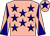 Pink, Dark Blue stars, Dark Blue and Pink diabolo on sleeves, Pink cap, Dark Blue star ()