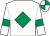 White, Emerald Green diamond and armlets, quartered cap ()