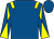 Royal blue, yellow epaulets, diabolo on sleeves ()