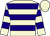 Beige, dark blue hoops, beige cap ()