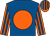 Royal blue, orange disc, orange and royal blue striped sleeves and cap ()