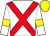 White, red cross belts, white sleeves, yellow armlets, yellow cap (Mr R W Fife)
