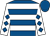 Royal blue, white hoops, white sleeves, royal blue diamonds, royal blue cap (Mr Willie McKay)