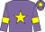 Mauve, yellow star, armlets and star on cap (Exors Of The Late Mrs I Bird)