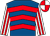 Royal blue, red chevrons, white and red striped sleeves, red and white quartered cap (Mr Andrew Tinkler)