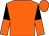 Orange, black and orange halved sleeves (Emily Warner)