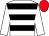 White, black hoops, white sleeves, red cap (M L W Bell Racing Ltd)