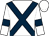 White, dark blue cross belts and armlets (Mrs H Raw)