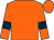 Orange, dark blue armlets (Mr M D Hammond)