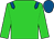 Lime green, royal blue epaulets and cap (Blythe Stables Llp)
