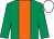 Emerald green, orange stripe, white cap (The Irish Experience)