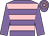 Mauve, pink hoops, mauve sleeves (Brough Farm Racing Partnership)