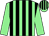 Light green and black stripes, light green sleeves (A M Shead, Cavendish Inv Ltd, J Hanso)