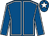 Royal blue, white seams, royal blue cap, white star (Mick & Janice Mariscotti)
