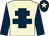Beige, dark blue cross of lorraine and sleeves, dark blue cap, beige star (Mr John Breslin)