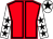 Red, black seams, white sleeves, black stars, white cap, black star (Grayson 5 & Paul J Dixon)