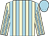 Beige and light blue stripes, light blue cap (Mrs Martin Armstrong)