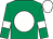 Emerald green, white disc, armlets and cap (Mr S Middleton)