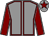 Grey, maroon seams, maroon sleeves, grey seams, grey cap, maroon star (Mrs Wendy Wesley)