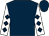 Dark blue, white sleeves, dark blue diamonds and cap (Hools & Forces Partnership)