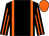 Black, orange braces, striped sleeves, orange cap (Castle Down Racing & Rachel Hood)