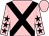 Pink, black cross belts, pink sleeves, black stars (Chandler, Hull, Sheep As A Lamb Syn)