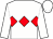 white, red diamond hoop (D B Clark & Mrs M V Penfold)