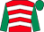 Red, white chevrons, Emerald green sleeves, emerald green cap (Sayed Hashish)