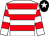 White, red hooped, white, red hooped sleeves, black, white star cap (Mansoor Al Mansoori)