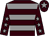 Brown, grey hoops, brown sleeves, grey stars, brown cap, grey star (Great Shefford Racing)