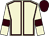 Beige, brown seams, armlets and cap (Grange Park Racing Club And Ruth Carr)