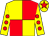 Yellow and red (quartered), yellow sleeves, red spots, yellow cap, red star (The Castaways)