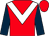 Red, white chevron, dark blue sleeves (A Tait & G&J Fernand)