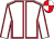 White, red seams, red and white quartered cap (Hp Racing On To Victory)
