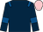 Dark blue, royal blue epaulets and armlets, pink cap (George Materna & John McInerney)