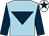 Light blue, dark blue inverted triangle and sleeves, white cap, dark blue star (Peter O'callaghan)