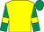 Yellow, emerald green sleeves, yellow armlets, emerald green cap (Mutual Friends)