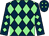 Dark blue and light green diamonds (Mr S Stuckey)