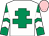 White, emerald green cross of lorraine, emerald green and white chevrons on sleeves, pink cap (Mr Laurence O'Kane)